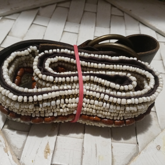 🕰🏯OLD NAVY ARTISAN BEADS BELT🌉🏝 - Picture 4 of 16